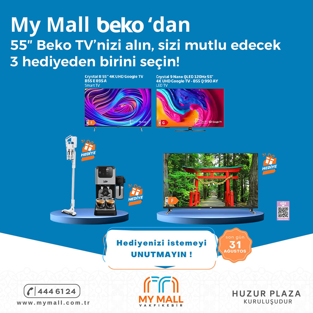 MYMALL BEKO'DAN TV ALIN HEDİYENİZİ SEÇİN